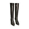 Bottes noires, talon 8,5 cm 