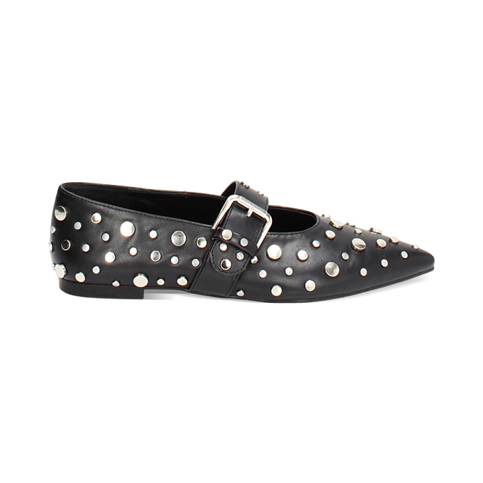 CALZATURA BALLERINA SINTETICO NERO