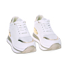 Sneakers bianco oro