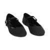 Ballerine nere in tessuto