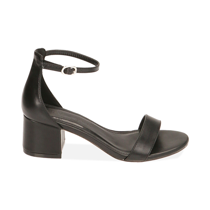 Sandales à talons noires