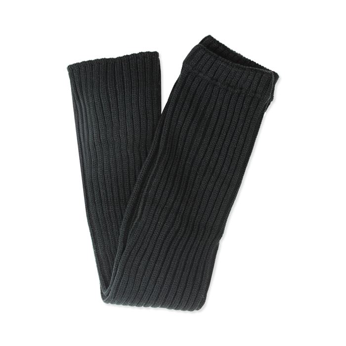 Calentadores en tela negra para un confort único