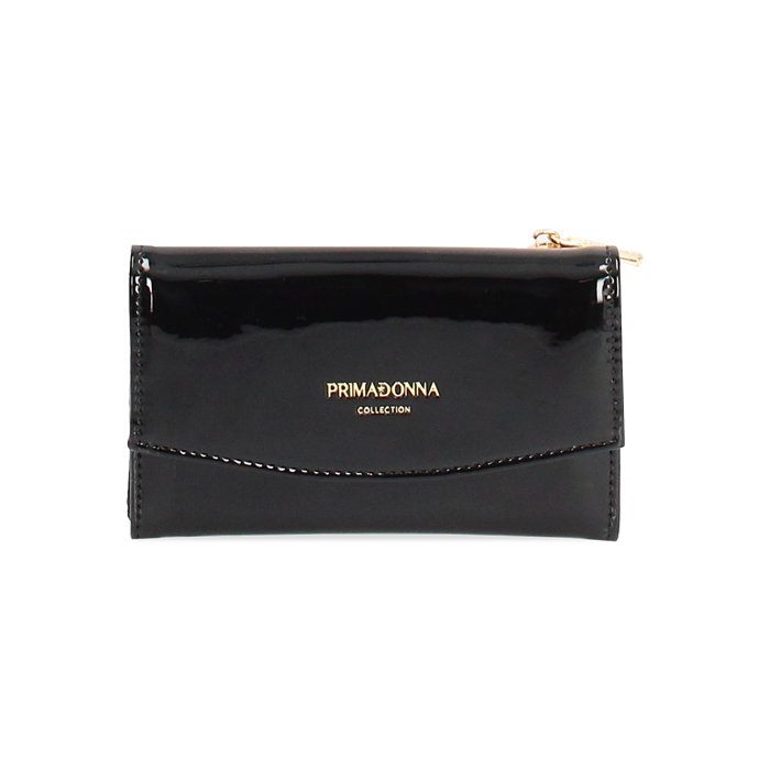 Portafoglio nero compatto ed elegante