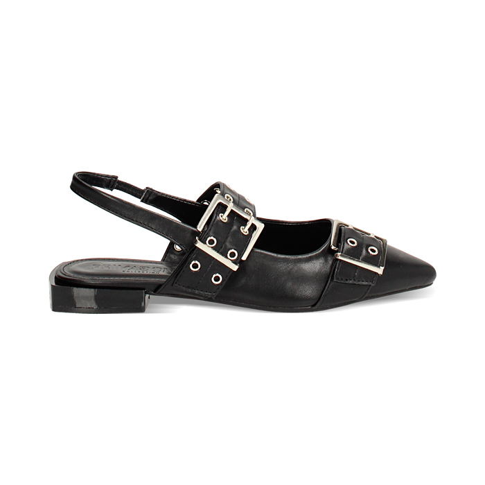 Ballerine slingback donna nere
