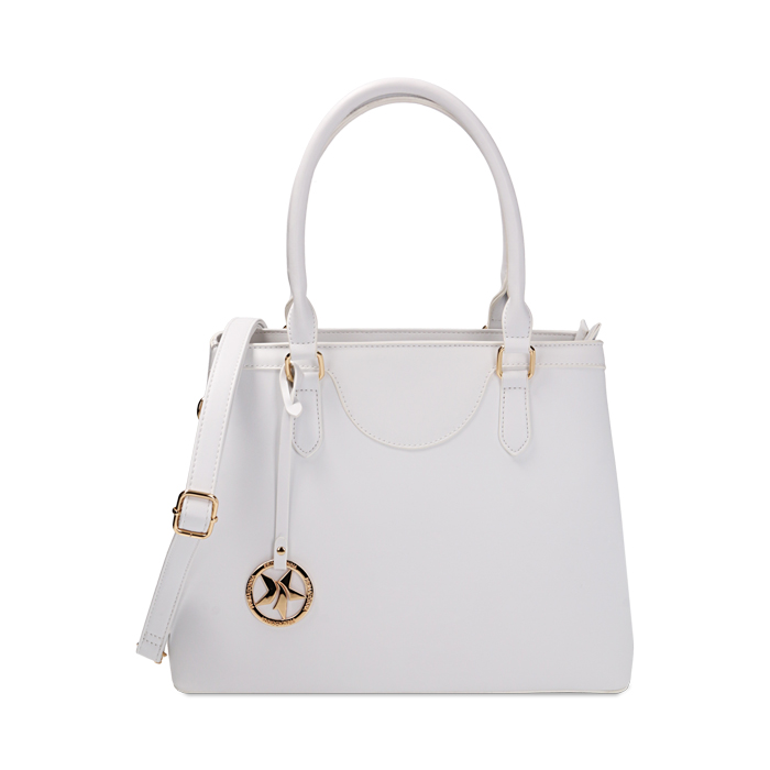 Borsa a spalla bianca