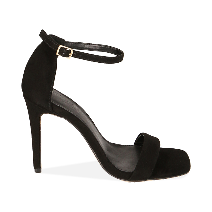 ZAPATOS SANDALIA SUEDE NERO