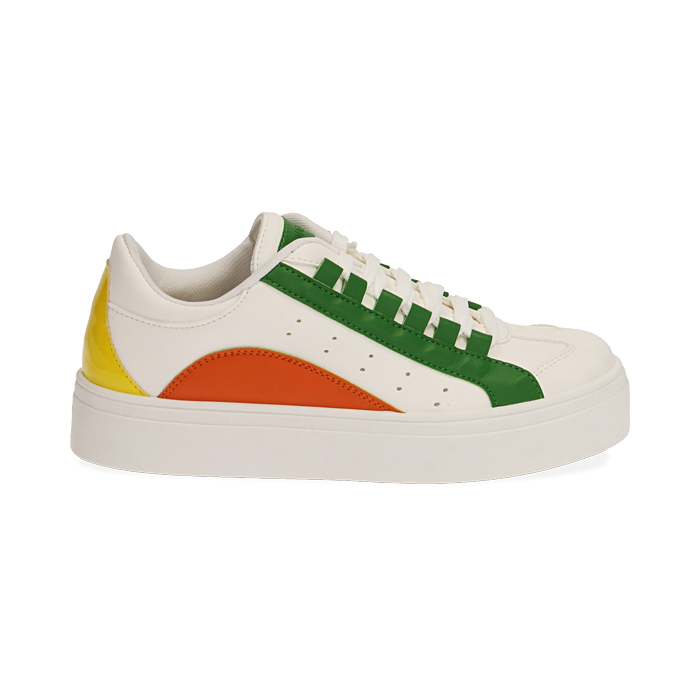 Sneakers bianco/verde