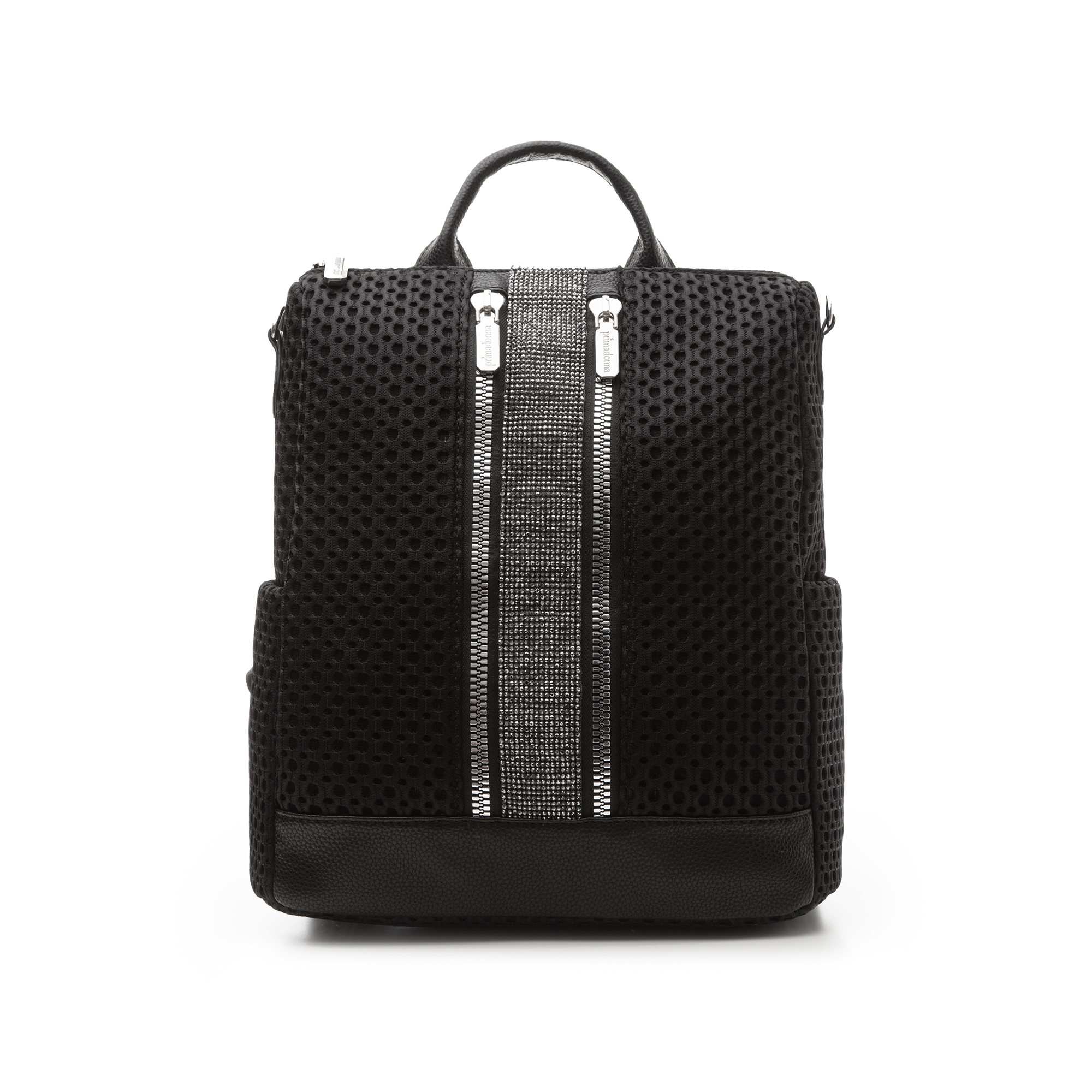 Zaino Nero In Tessuto Primadonna Collection