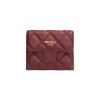 Portefeuille bordeaux élégant pour femme
