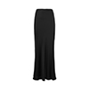 Jupe noire en tissu pour femme