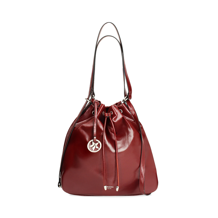 Zaino bordeaux lucido