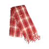 Écharpe rouge en tissu élégant