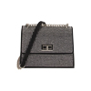 Borsa a tracolla argento con pietre