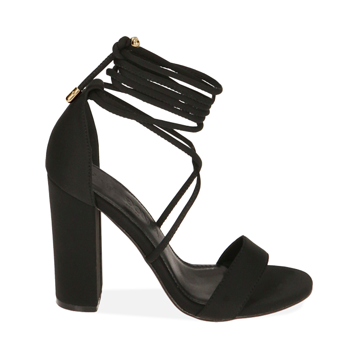 ZAPATOS SANDALIA LYCRA NERO