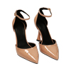 WOMEN SHOES OPEN SHANK SYNTHETIC PATENT