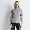 Maglia grigia collo alto