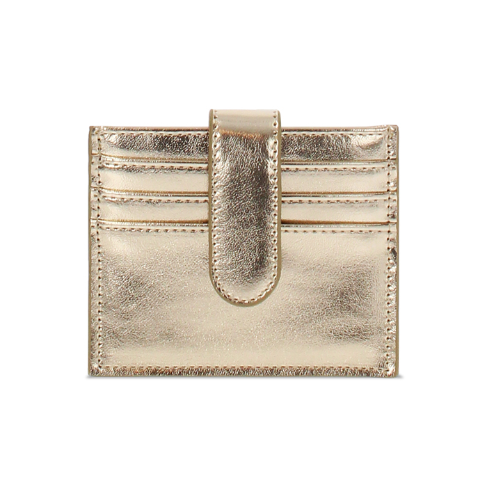 Portefeuille dor&eacute; avec d&eacute;tails raffin&eacute;s