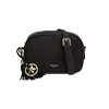 Minibolso negro en microfibra con cruzado