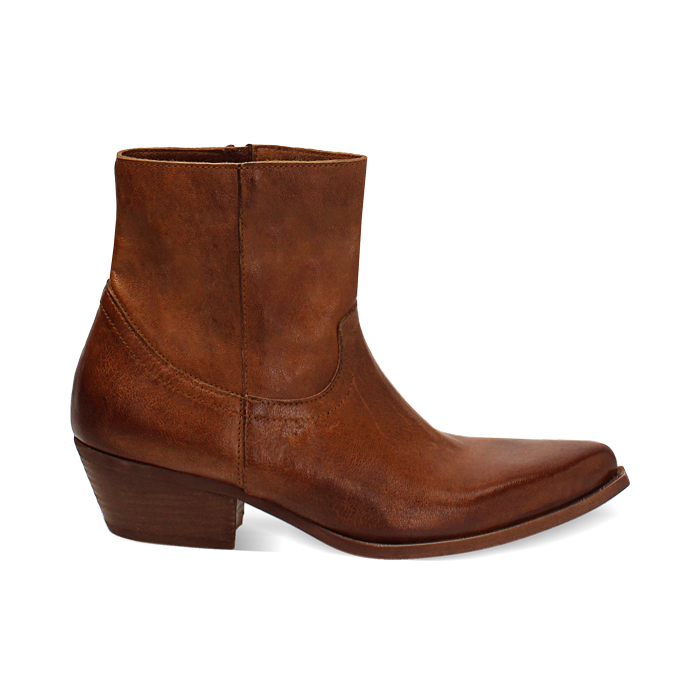 BOOTS RAIN DEMI-BOOT TEXAN LEATHER WASHE