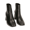 Ankle boots neri, tacco 7 cm 