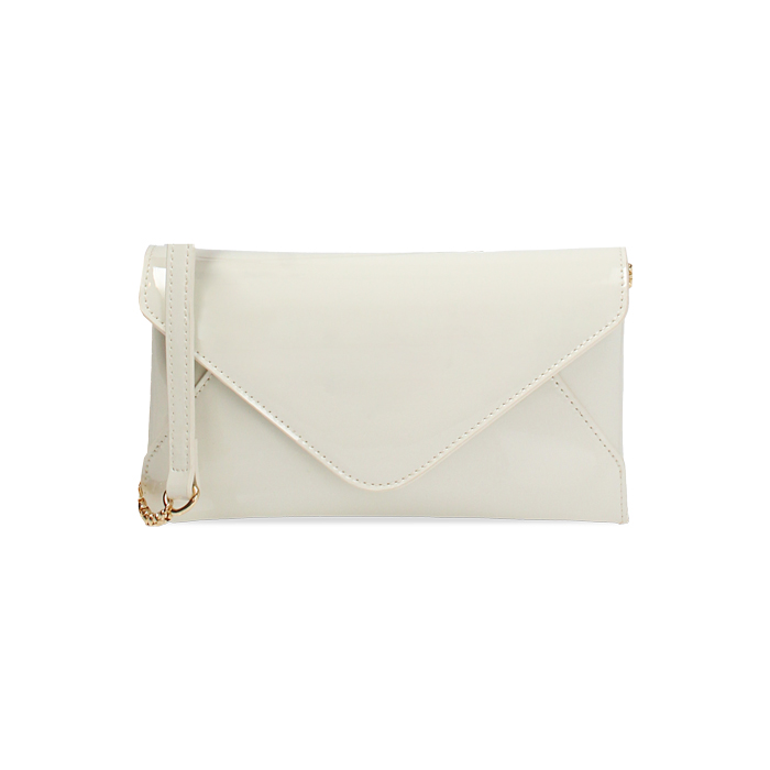 Bolso bandolera crema elegante