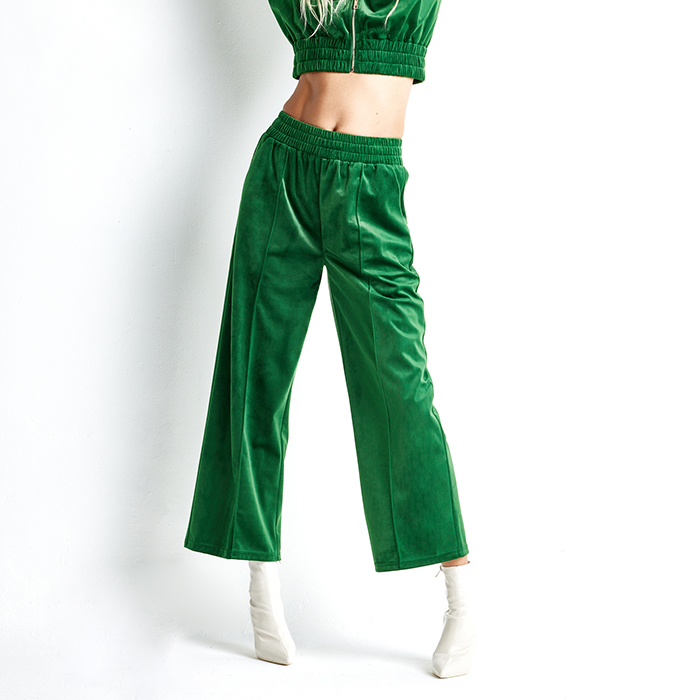 ABBIGLIAMENTO PANTALONE VELLUTO VERD