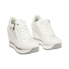 Sneakers bianche tacco 8 cm