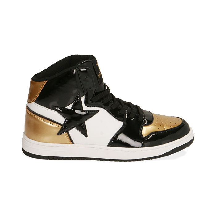 2 Star 890 Sneakers Nere e Oro - Aversa Shoes Srl