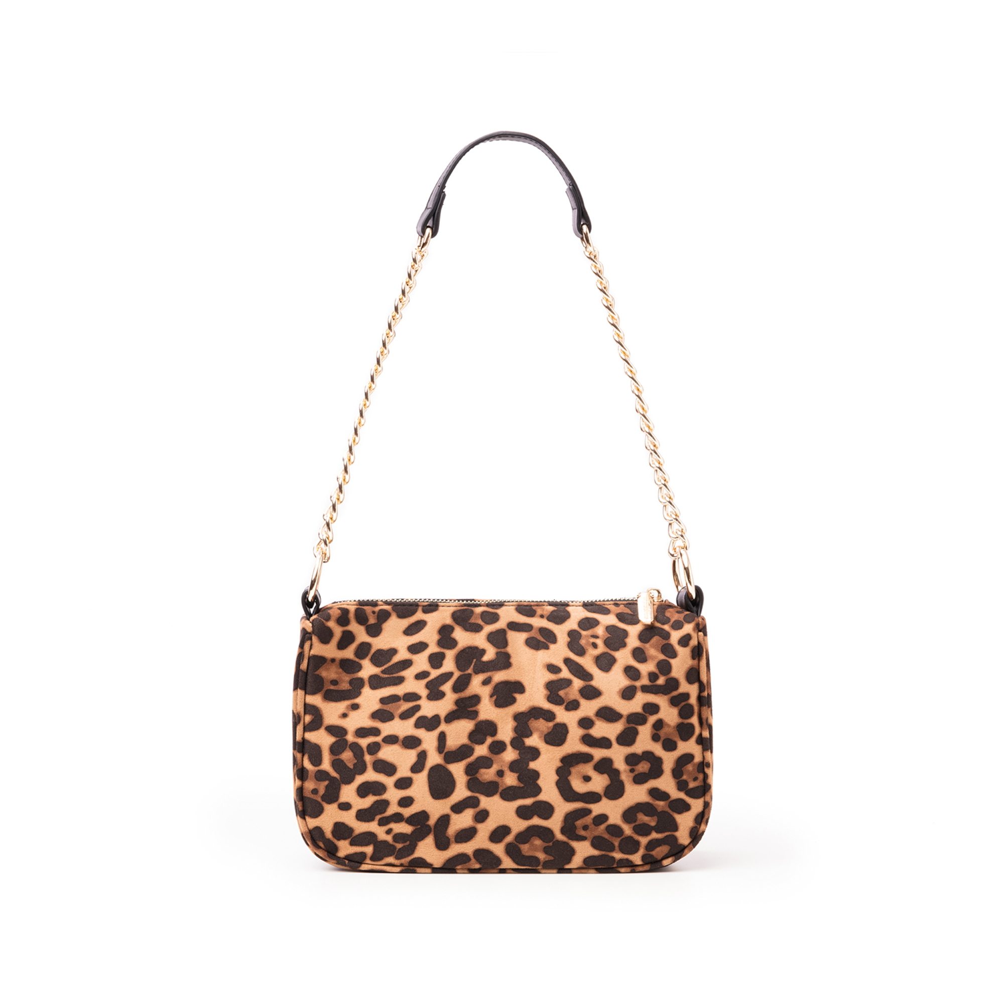 Borsa a tracolla leopard in microfibra | Primadonna Collection