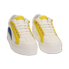 Sneakers blanc/jaune