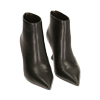 Bottines noires, talon 7,5 cm 