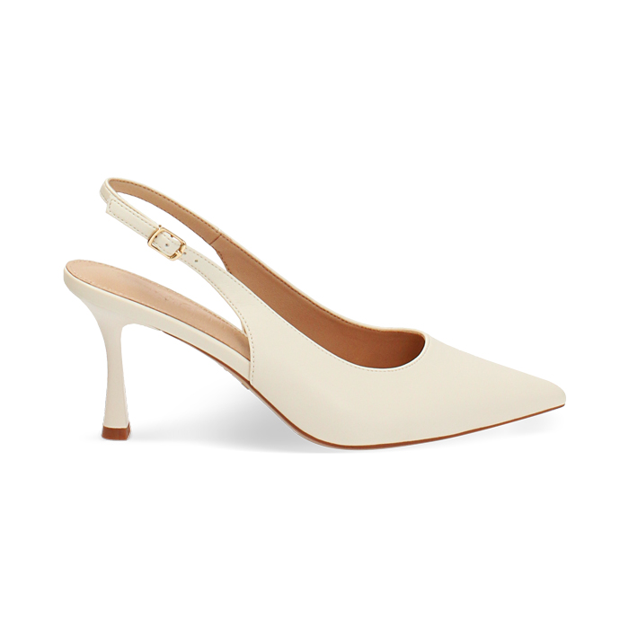 D&eacute;collet&eacute; panna tacco 8 cm