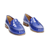 CALZATURA MOCASSINO PELLE NAPLAK BLUE