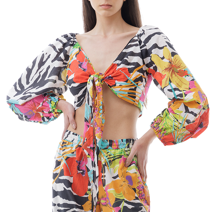 ABBIGLIAMENTO TOP DONNA COTONE NERS