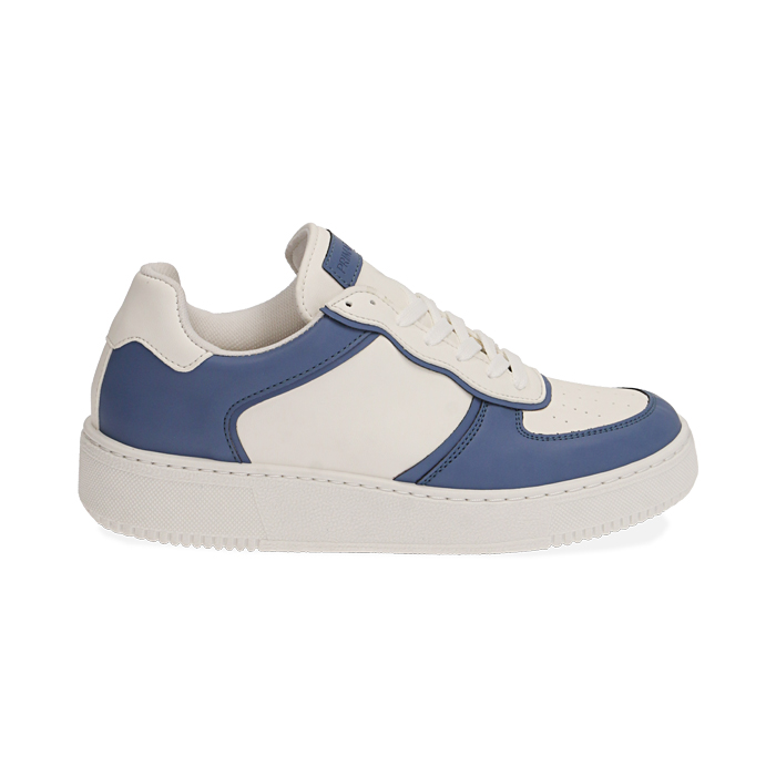 Sneakers blanc/bleu