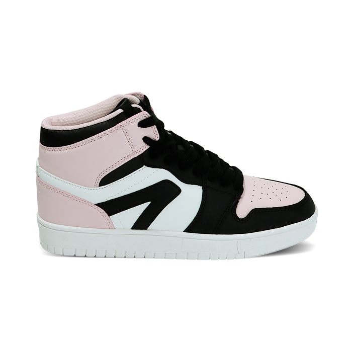 Zapatillas negra y rosa