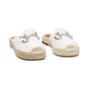Sabot donna bianchi in raffia