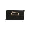 Pochette nera in microfibra