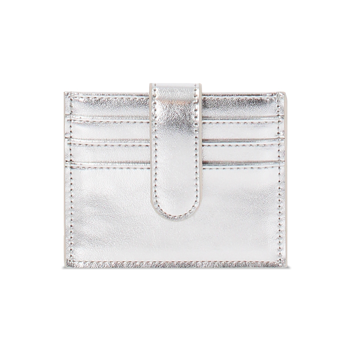 Portefeuille argent&eacute; &eacute;l&eacute;gant