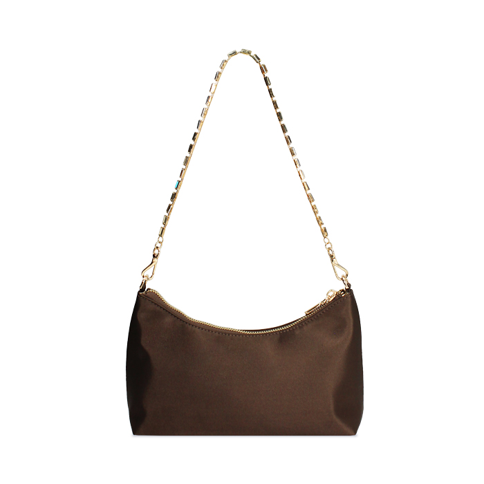 Mini bolso oscuro con bandolera removible