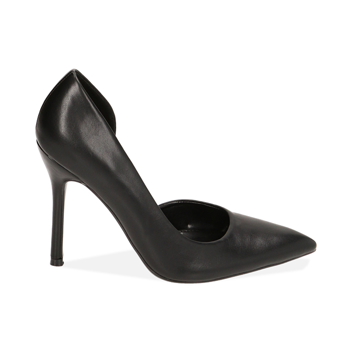 Décolleté minimal nere, tacco 10,5 cm