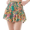 Shorts stampa gialla in cotone