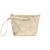 Pochette donna oro in laminato