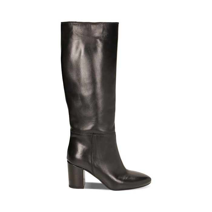 WOMEN SHOES BOOTS LEATHER NERO