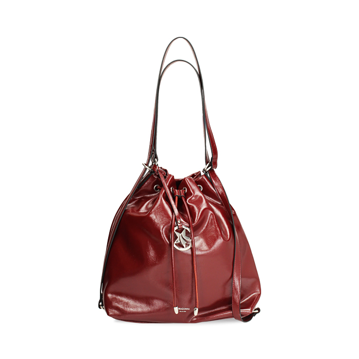 Zaino bordeaux lucido