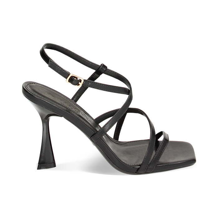 Sandales à talons noires