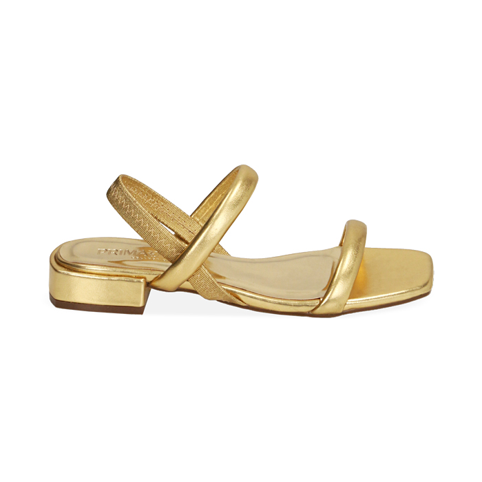Sandali bassi color oro sale