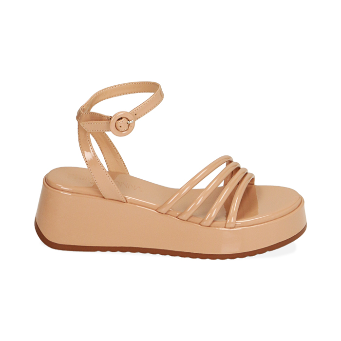 ZAPATOS CUNA SINTETICO CHAROL NUDE