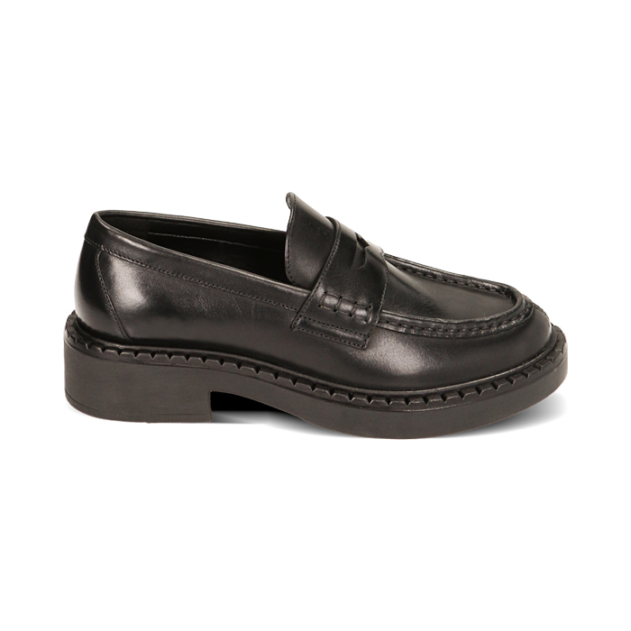 CALZATURA MOCASSINO PELLE NERO