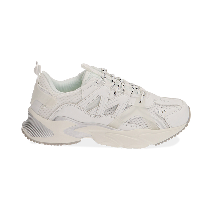 Sneakers blanco/plata